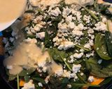 Édesburgonyás lepény spenóttal és fetával sütőben recept fázis 6 fotója