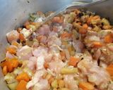 Foto del paso 2 de la receta: Risotto de verduras pollo y cúrcuma... ♥️