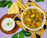 A picture of step 5 of Palak Paneer Pulao.