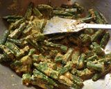 A picture of step 6 of Bhindi in Mustard Paste.