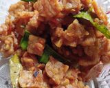 Foto langkah ke 5 dari resep Orek tempe pedas manis renyah.