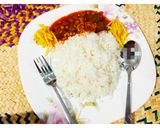 عکس مرحله 4 از دستور چلو خورشت قیمه با کوفته ریزه 😋😅🧆