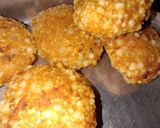 A picture of step 7 of Sabudana vada.