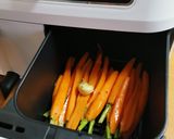 Möhren/Karotten im Airfryer garen🥕 Rezeptschritt 2 Foto
