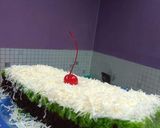 Foto langkah ke 10 dari resep Brownies kukus coklat greentea.