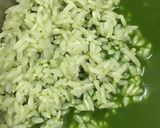Hình bước làm 2 của món Xôi lá dứa