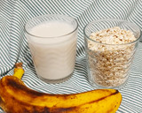 Foto del paso 1 de la receta: Crepes veganos de avena y plátano