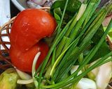 Hình bước làm 2 của món Canh bầu nấu mực