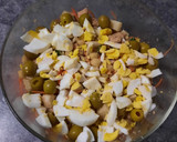 Foto del paso 3 de la receta: Ensalada de Garbanzos con tiras de pollo asado