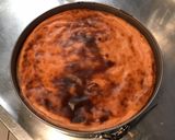 Une image de l'étape 14 de Flan pâtissier façon cheesecake aux pralines roses.