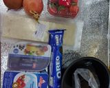Hình bước làm 1 của món Mousse passion& strawberry jelly