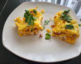 Sajtos -sonkás omlett recept fázis 1 fotója