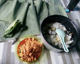 Foto langkah ke 3 dari resep Nasi bakar ayam n sambel goang.