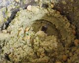 A picture of step 2 of Green sorghum fritters.