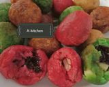 Foto langkah ke 6 dari resep Bola timus ubi warna warni.