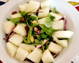 Foto del paso 5 de la receta: Ensalada de melón con pistachos y rúcula
