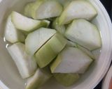 A picture of step 3 of Mix dal lauki.