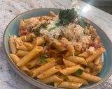 Kolbászos chilis penne🌶🍷 recept fázis 5 fotója