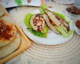 Foto langkah ke 7 dari resep Martabak tangkup Vegan.
