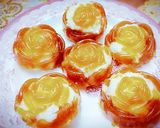 Foto del paso 1 de la receta: Coquitos acaramelados de rosa. rápido y fácil