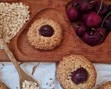 Foto del paso 3 de la receta: Galletas de avena y cerezas con carozo ("hueso") 🍒