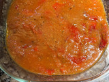 Pimientos asados con salsa de tomate casera de “Carmencita” mi madre❤️❤️❤️