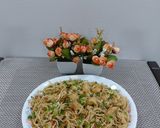 A picture of step 5 of Chicken hakka nodals.