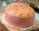 Foto langkah ke 7 dari resep Ogura Cake Strawberry Yoghurt Cottony Cake with Fresh Strawberry.