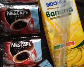 Banana Milk Coffee Drink langkah memasak 1 foto