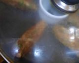 A picture of step 11 of Mutton Kebab with leftover meat and rice.