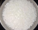A picture of step 1 of Sabudana khichdi.