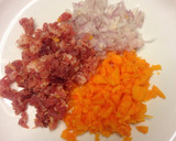 Foto del paso 1 de la receta: Croquetas de jamón y calabaza con un toque de jengibre