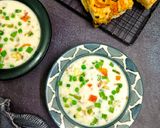 A picture of step 4 of Cream of Vegetable Soup.