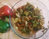 A picture of step 4 of Chilli fried Vegetables.