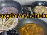 Fry Arvi chicken