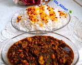 عکس مرحله 6 از دستور 🌺خورش قورمه سبزی با لوبیاچیتی🤩