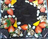 Foto langkah ke 11 dari resep Brownies Kukus Basecake Kue Ulang Tahun.