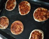 A picture of step 13 of Mini cheeseless pizza.