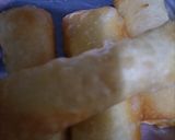 A picture of step 8 of Tikka roll.