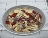 Foto del passaggio 3 della ricetta Finocchi gratinati alla mediterranea