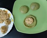 A picture of step 6 of Palak Paneer Paratha (Cottage cheese stuffed Spinach Flatbread).