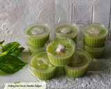 Foto langkah ke 7 dari resep Puding Roti Tawar Pandan Kelapa.