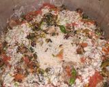 A picture of step 6 of White beef pulao.