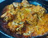 A picture of step 3 of Punjabi Chicken Masala.