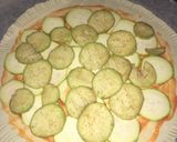 Foto del paso 6 de la receta Pizza de hojaldre con verduras y jamón🍕