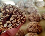 Une image de l'étape 3 de Gateaux aux chocolat et noix de coco.