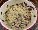 A picture of step 8 of Red Cabbage Okonomiyaki Fritter.