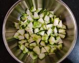 A picture of step 1 of Ridge gourd Sabji.