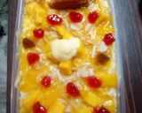 मैंगो कस्टर्ड ट्रिफल पुडिंग (Mango custard trifle pudding recipe in hindi) रेसिपी चरण 7 फोटो