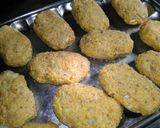 A picture of step 3 of Leftover Dalia kabab.
